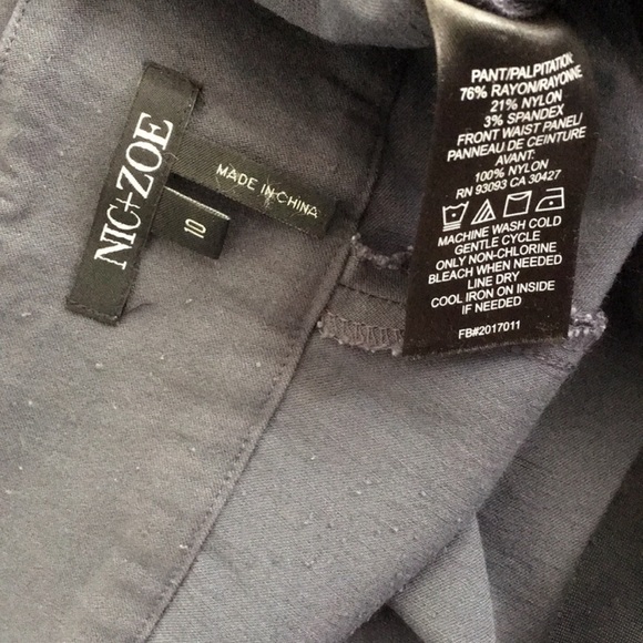 Nic+Zoe wonder stretch pants in slate grey - Picture 2 of 6